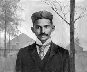 Gandhi public domain 1895 Mohandas K Gandhi