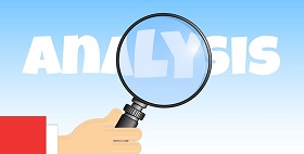 A poster saying 'analysis'