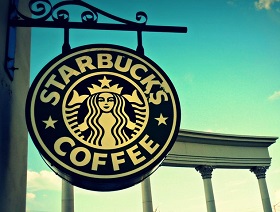 Starbucks Coffee signboard