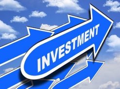 A signborard with 'investment' written on it