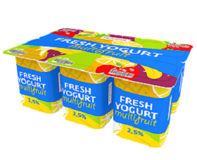 packaged yoghurt