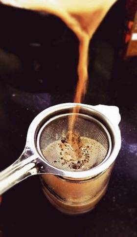 a cup of brewed tea