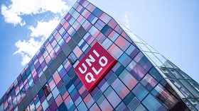 'Uniqlo' on a building