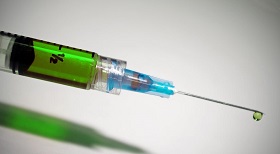 a syringe