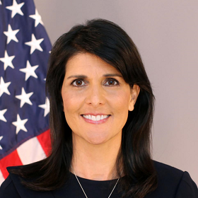 Nikki Haley, US Ambassador to UN