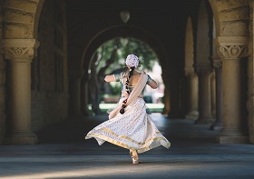 Indian Lady Dancing