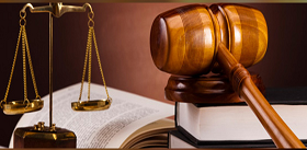 Picture depicting a mallet and scales