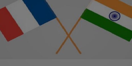 France and India Flags
