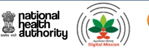 National Health Aurthority and Ayushman bharat logos