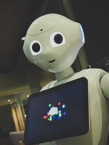 AI robot unsplash