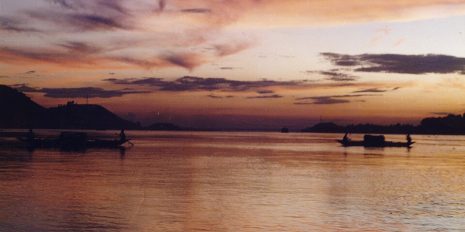 Brahmaputra River in Guwahati, Assam