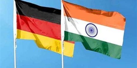 India, Germany, flags
