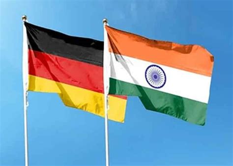 India, Germany, flags