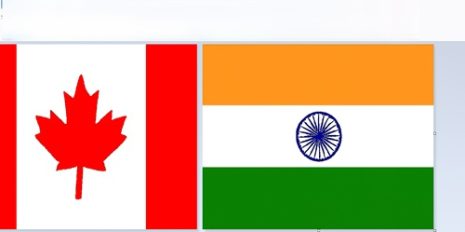 Canada, India Flags from Copilot
