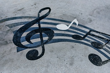 Music notes, unsplash