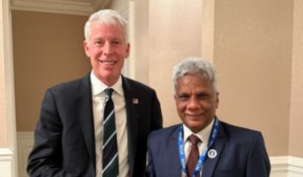 Energy Secretarary Chris Wright and India's Dr Ajit Kumar Mohanty
