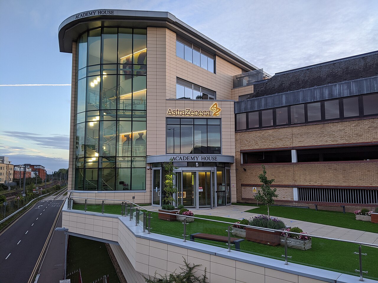 AstraZeneca's Academy House office building in Cambridge, UK